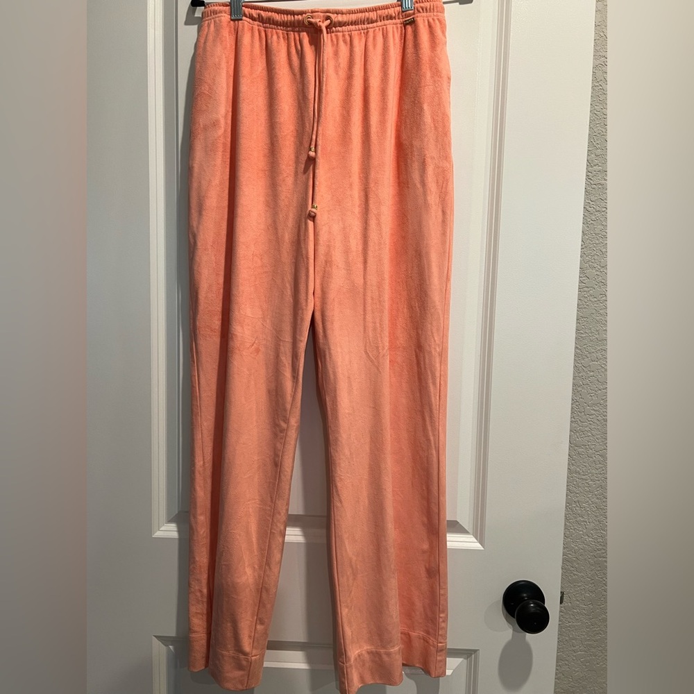 St. John Coral Textured Pants